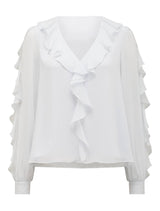 Novi Ruffle Front Blouse Forever New