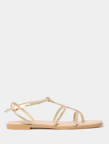 Trixie T-Bar Diamante Flat Sandal Forever New