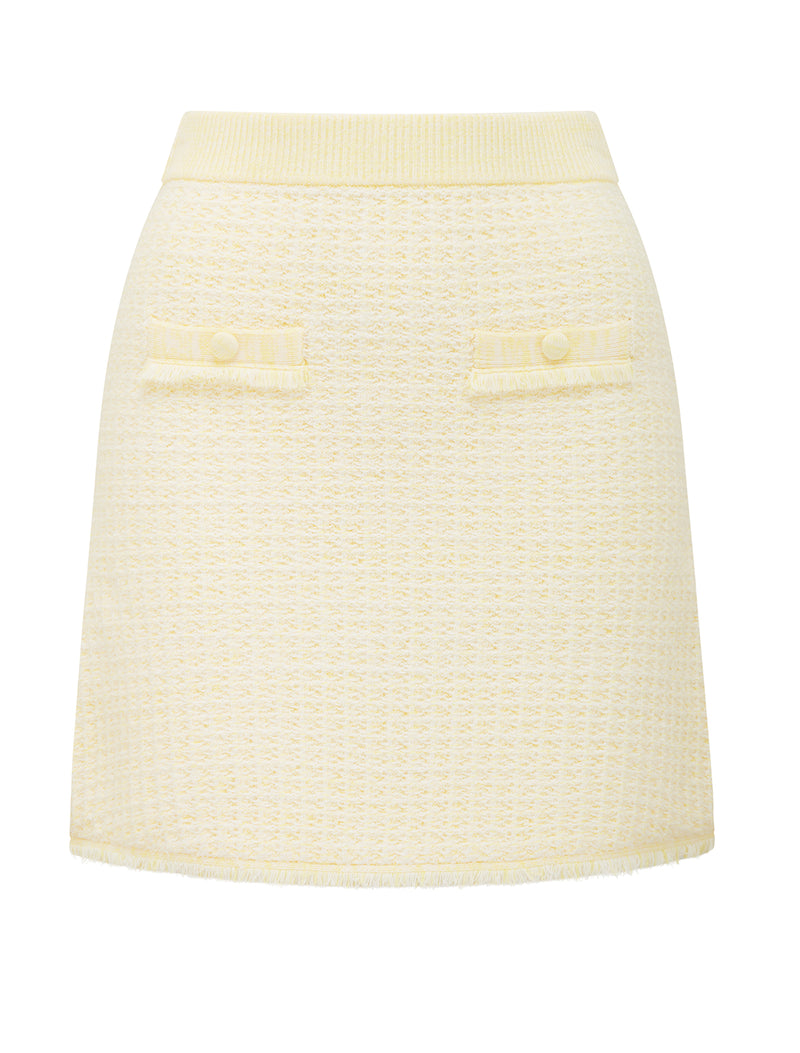 Aria Boucle Knit Skirt Forever New