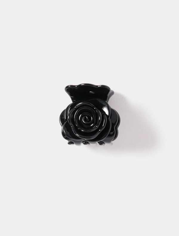 Rose Acrylic Claw Clip 0 Black Forever New