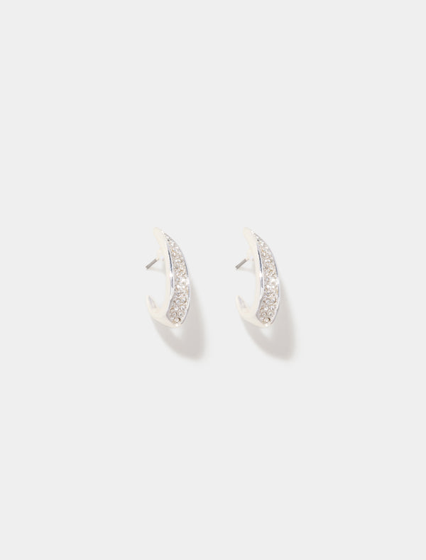 Shea Stone Curve Loop Earrings Forever New