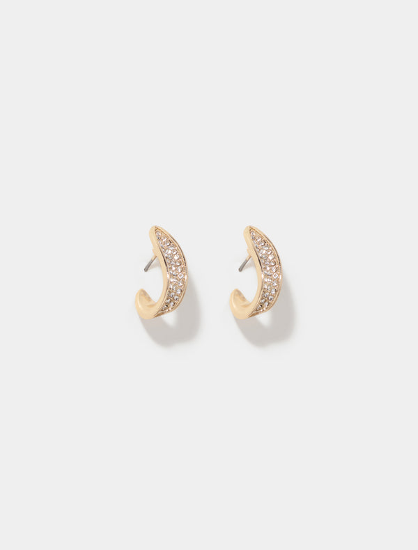 Shea Stone Curve Loop Earrings Forever New