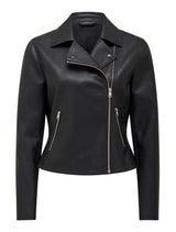 Tina Faux Leather Biker Jacket Forever New