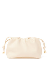 Blossom Ruched Clutch 0 Ivory Forever New