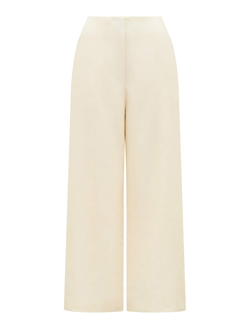 Cynthia Petite Linen Wide Leg Pants Forever New