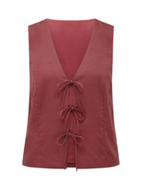 Erin Tie Front Waistcoat Forever New