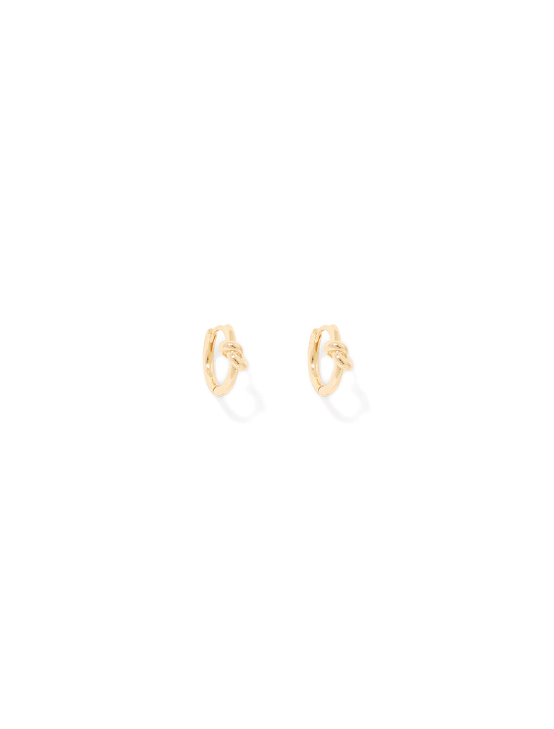 Kendra Knot Hoop Earrings Forever New