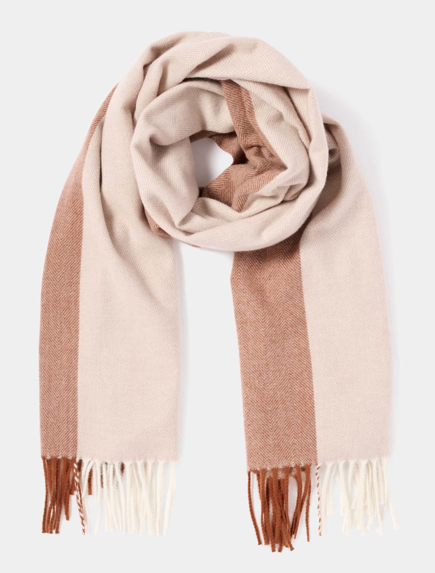 Grace Two Tone Scarf 0 Rust Dusty Pink Forever New