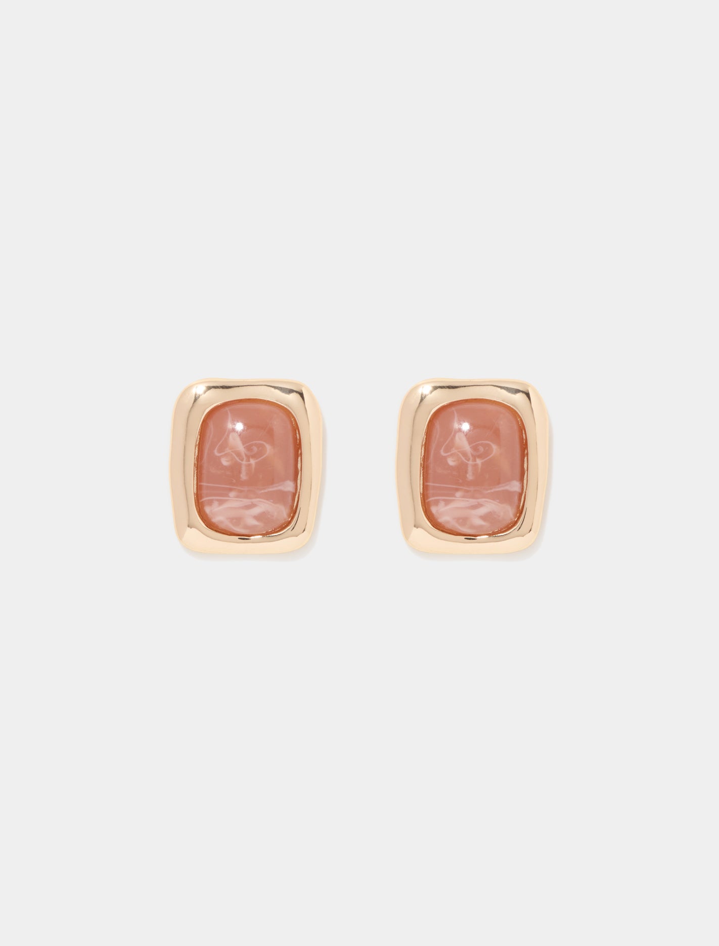 Signature Sandra Stone Stud Earrings 0 Amber Gold Forever New