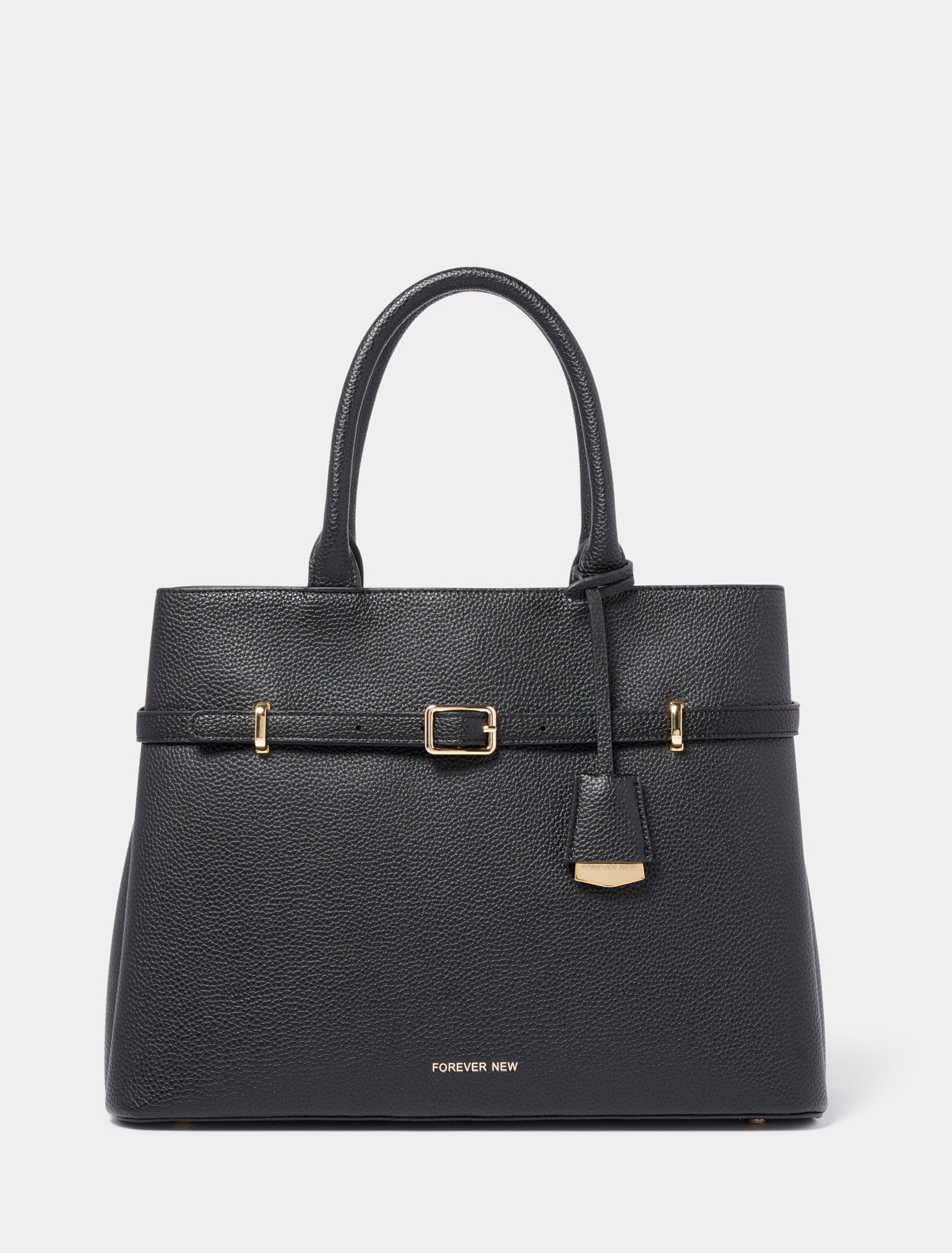 Tamsin Buckle Tote Bag 0 Black Forever New