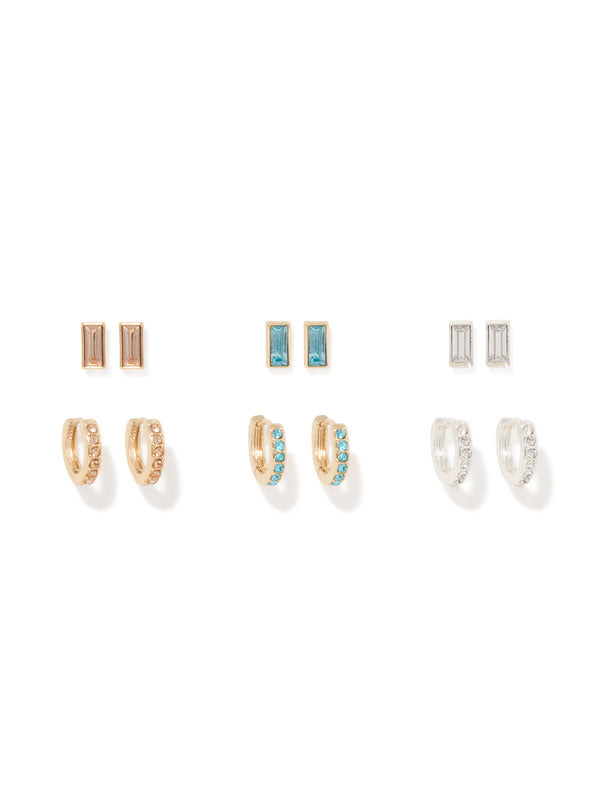 Sayla Stone Earrings Multi Pack 0 Multi Forever New