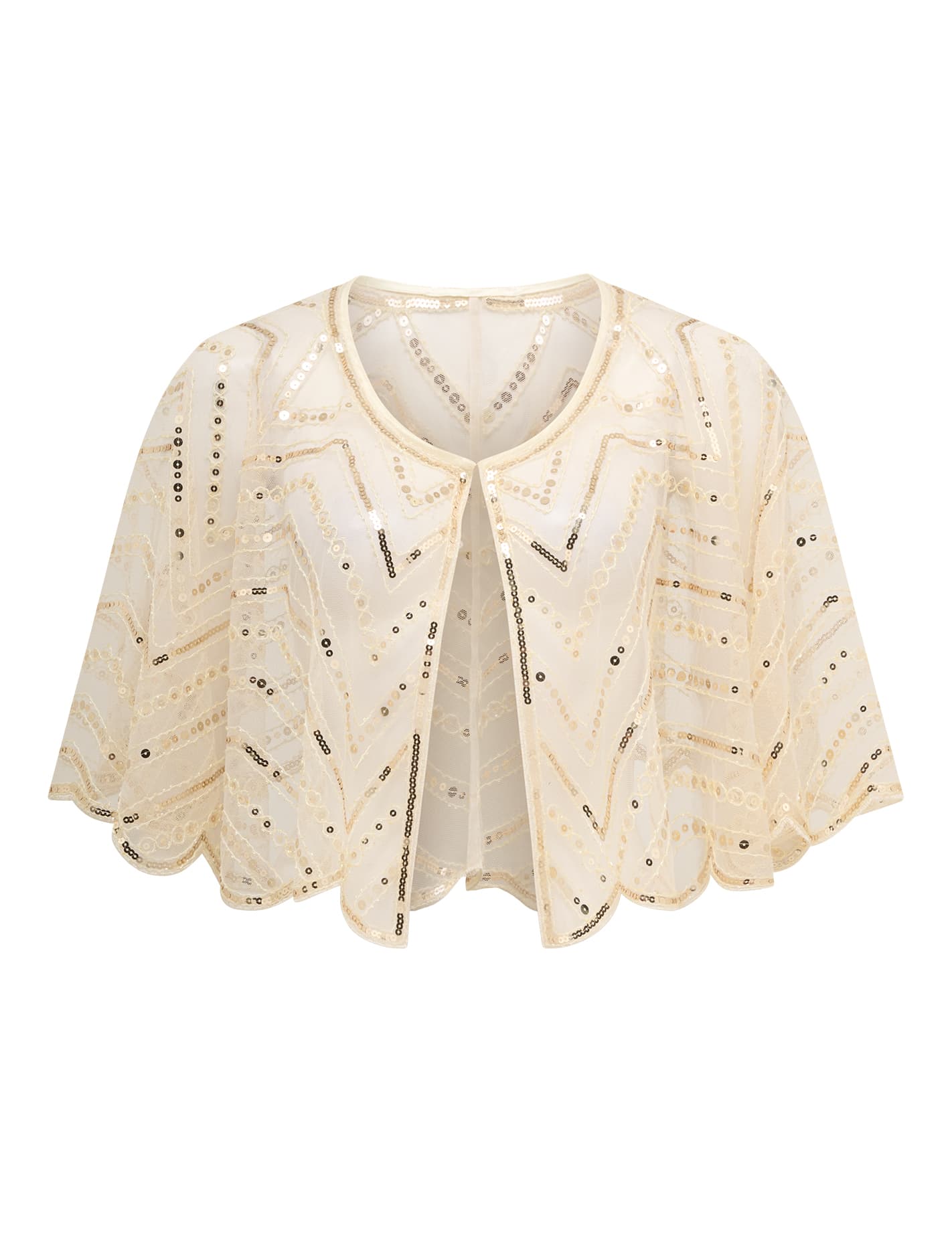 Scarlett Sequin Cape Forever New