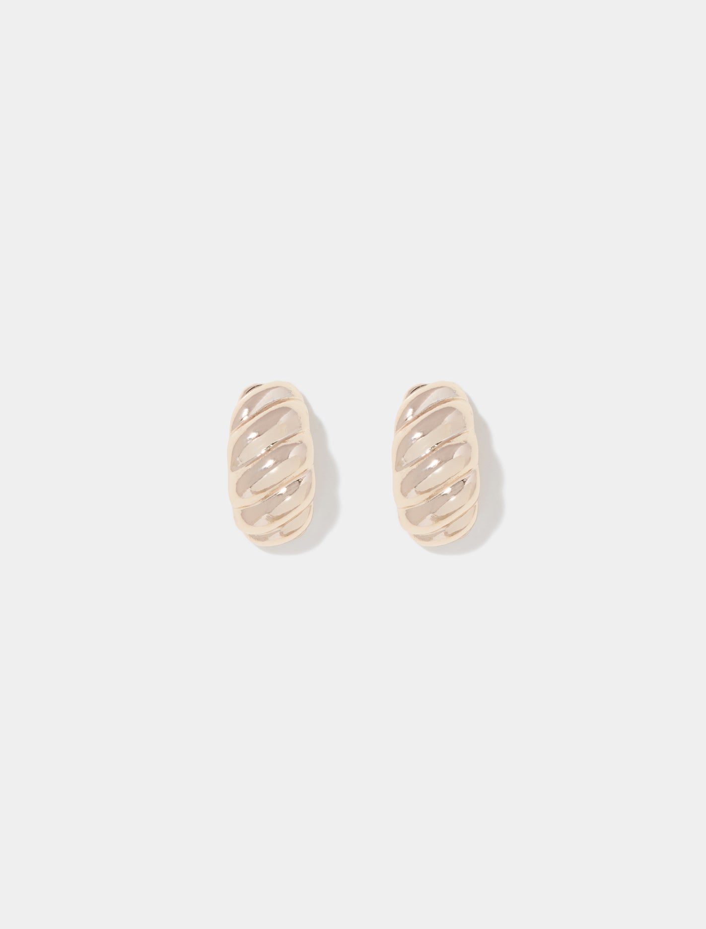 Paige Panel Stud Earrings 0 Gold Forever New