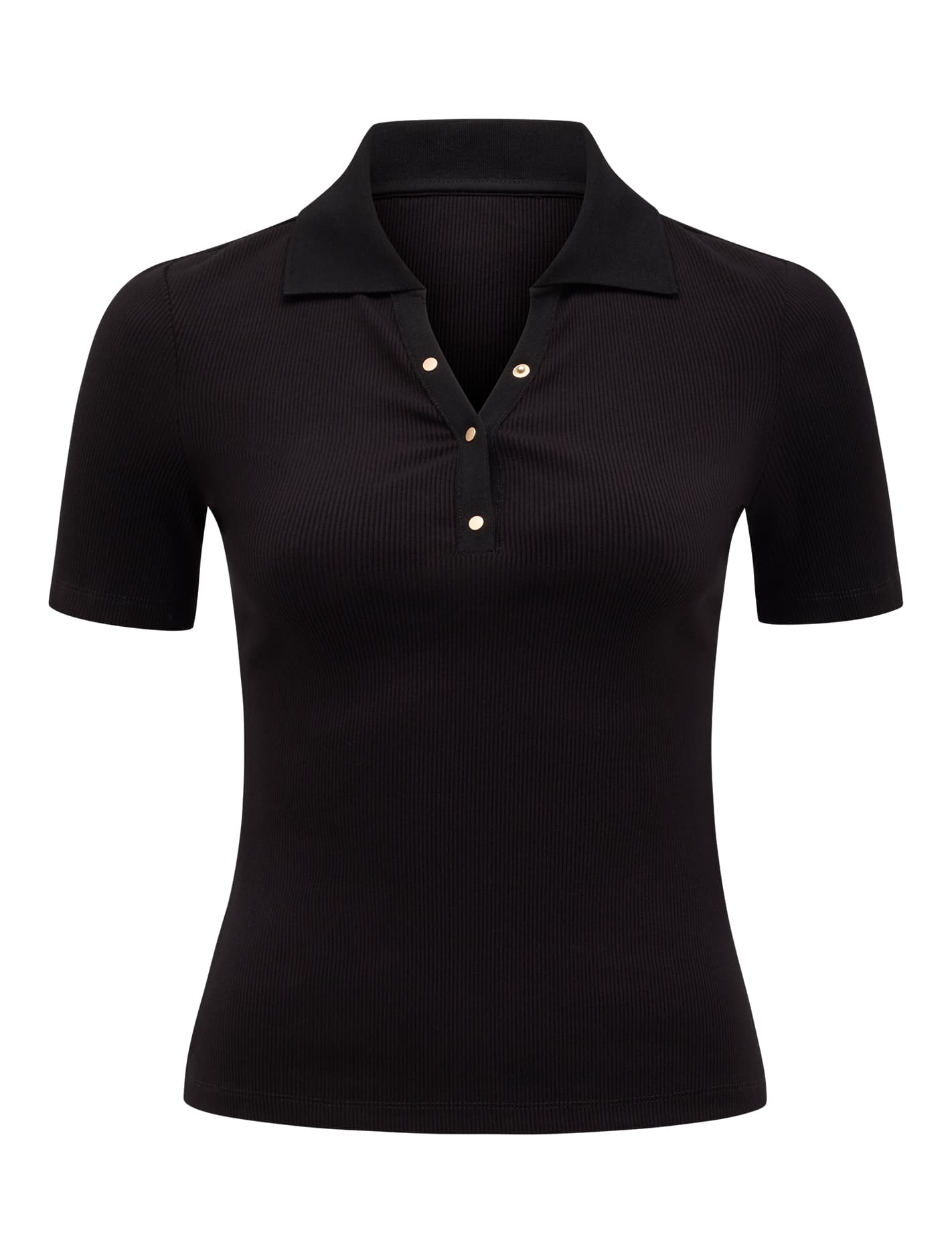 Amari Press Stud Polo Top Forever New