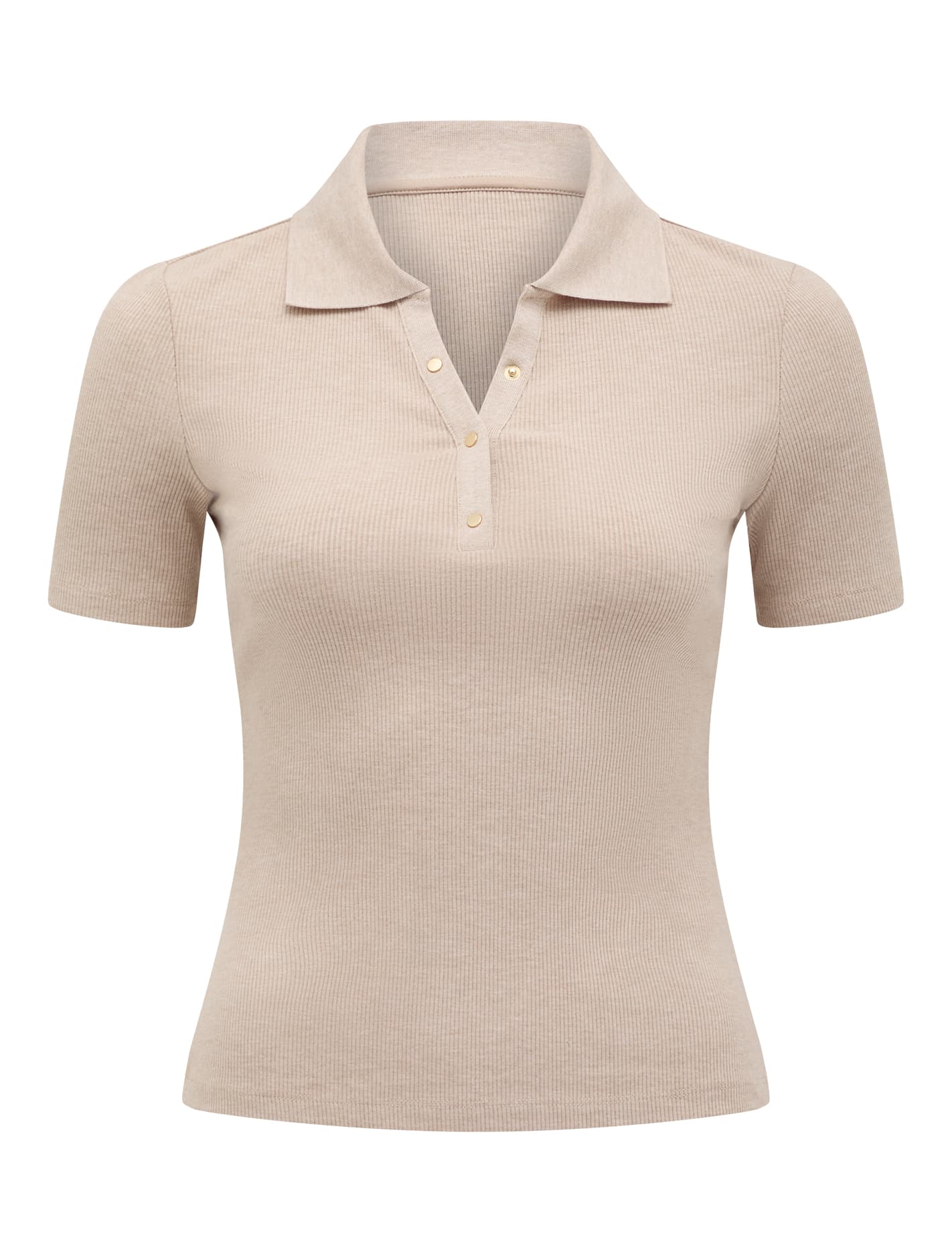 Amari Press Stud Polo Top Forever New