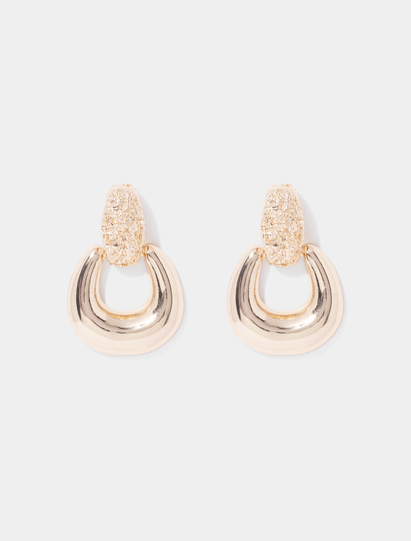 Signature Donna Door Knocker Earrings 0 Gold Forever New