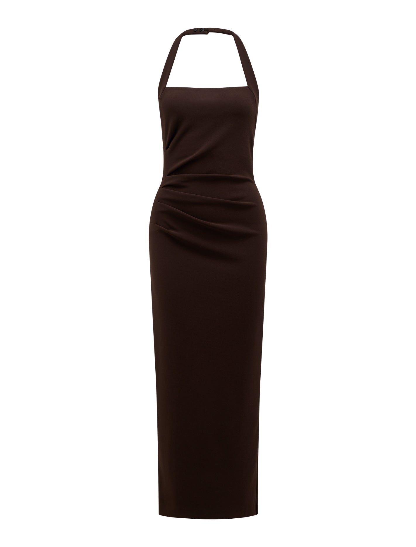 Georgie Halter Ruched Bodycon Dress Forever New