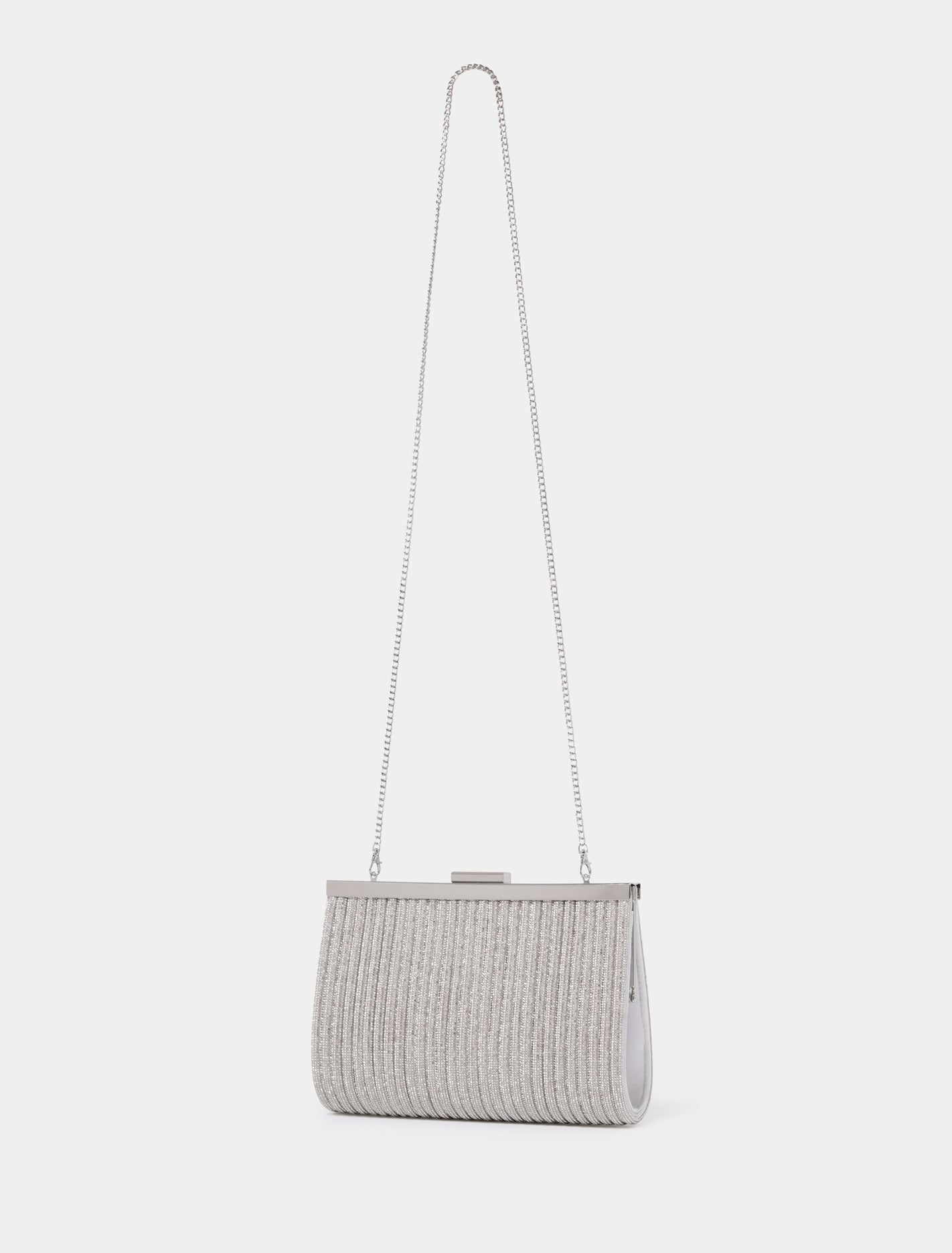 Amanda Sparkle Frame Clutch Forever New