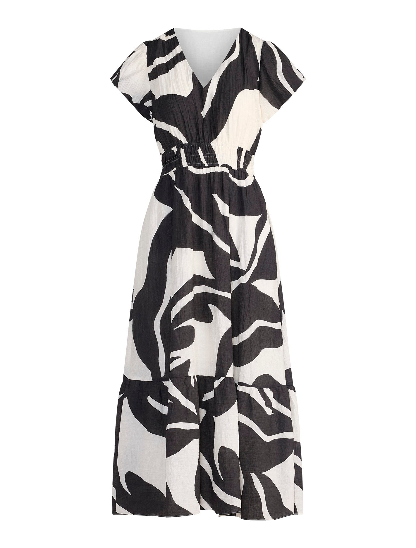 Mara Puff Sleeve Cotton Midi Dress Forever New