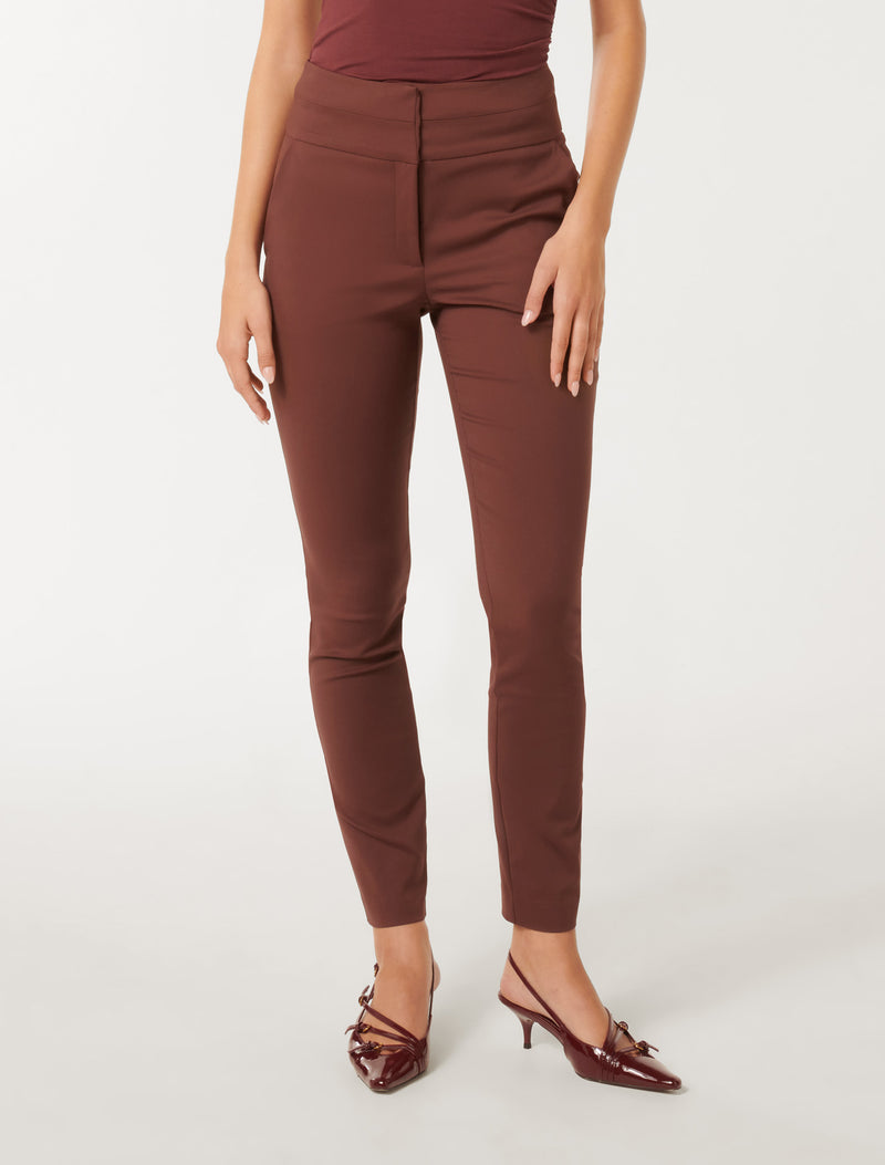 Georgia High Waist Full Length Pants Forever New