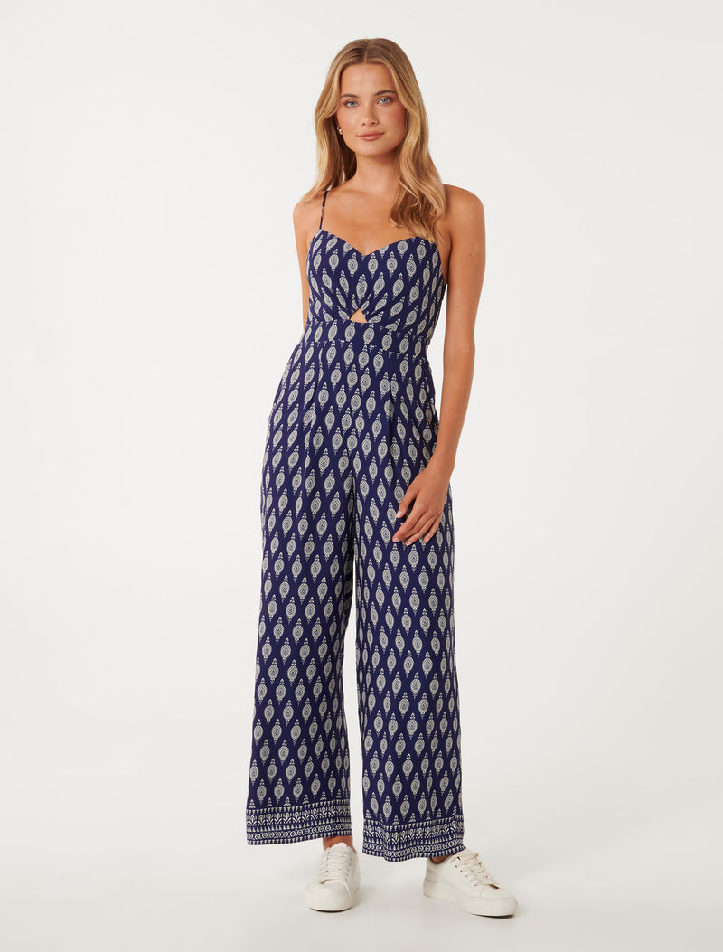 Fallon Cut Out Jumpsuit Forever New