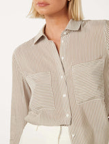 Adara Stripe Shirt Forever New