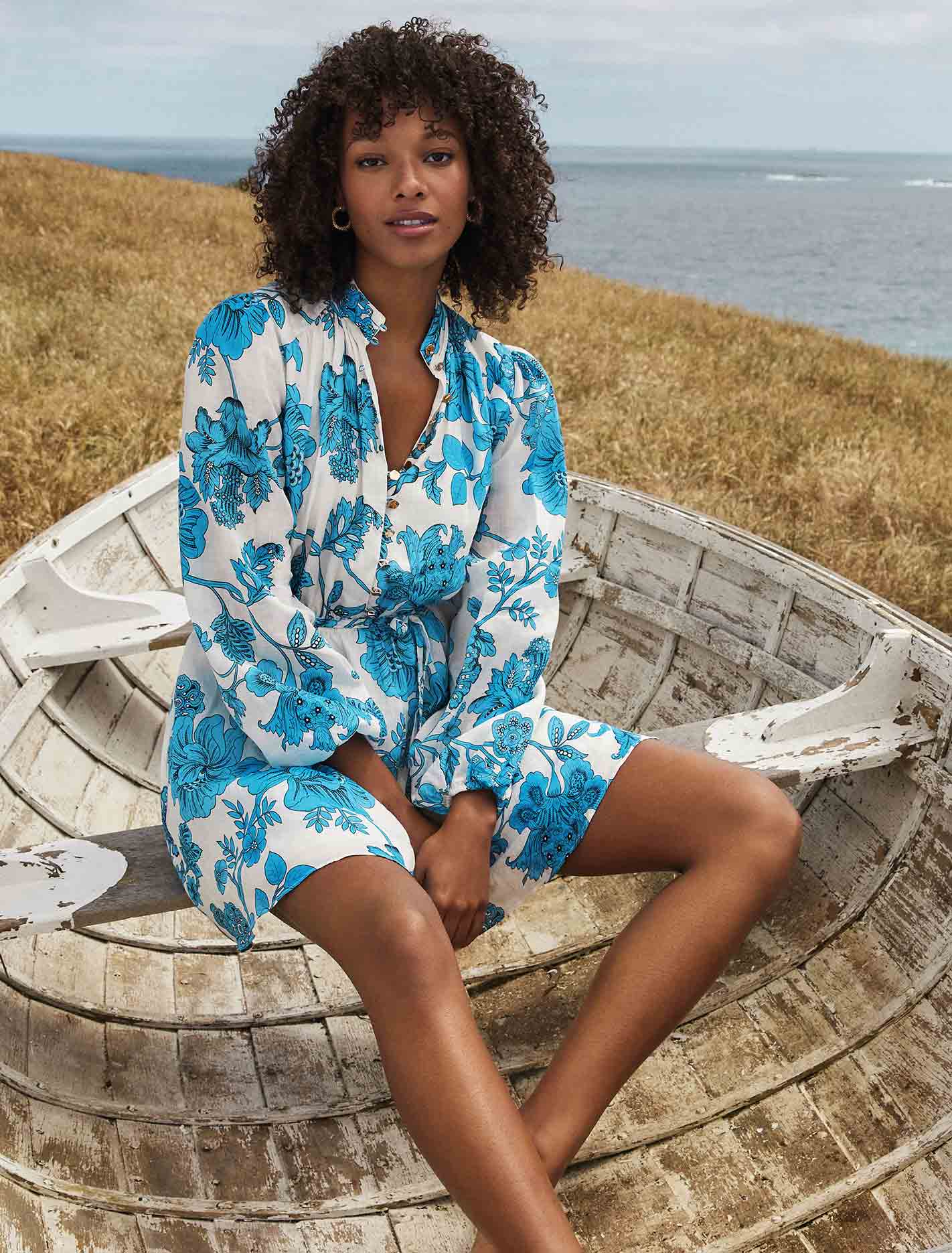 Henrietta Button Up Mini Dress Forever New