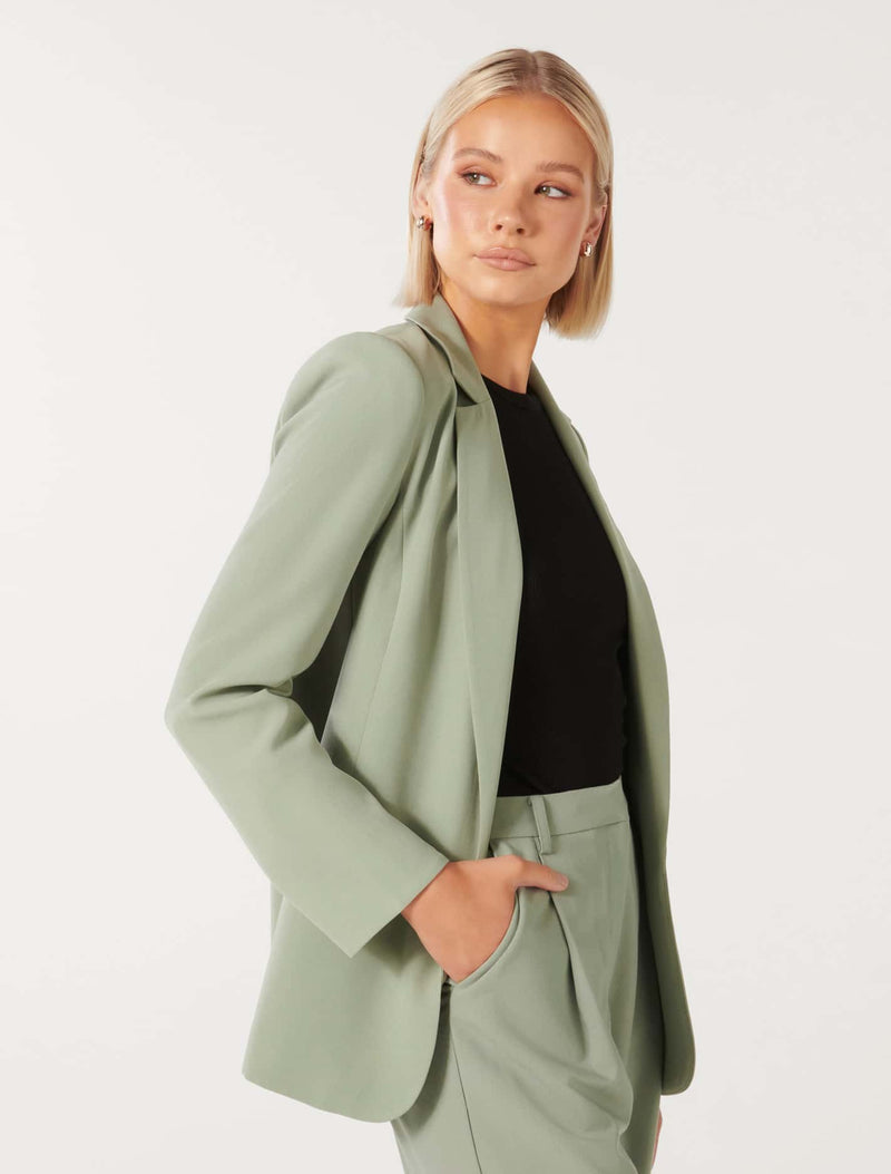 Olive Boyfriend Blazer Forever New