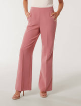 Megan Button Wide Leg Pants Forever New