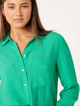 Selina Crinkle Resort Shirt Forever New