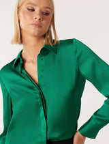 Celia Satin Shirt Forever New