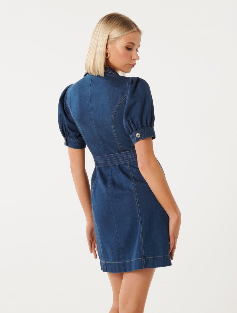 Tess Denim Dress Forever New