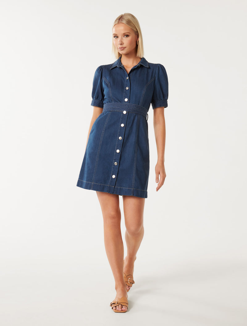 Tess Denim Dress Forever New