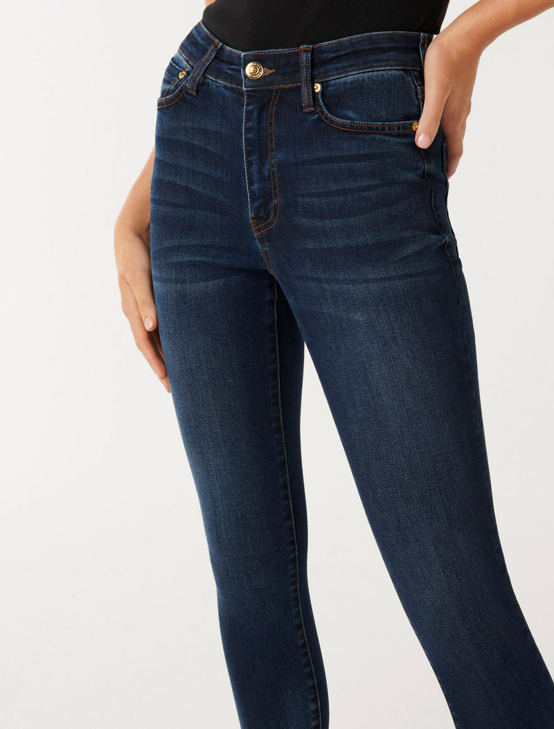 Nala Mid-Rise Ankle Skinny Jeans Forever New