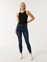 Nala Mid-Rise Ankle Skinny Jeans Forever New