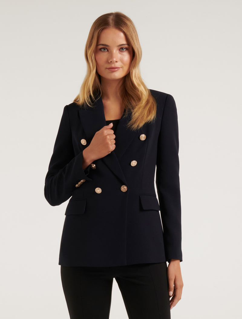 Jordyn Military Blazer Navy Forever New