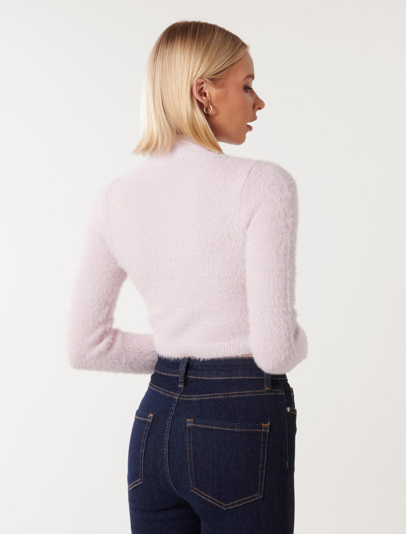 Rylie Cropped Knit Jumper Forever New