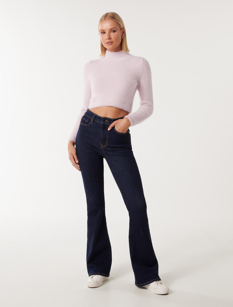 Rylie Cropped Knit Jumper Forever New