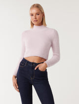 Rylie Cropped Knit Jumper Forever New