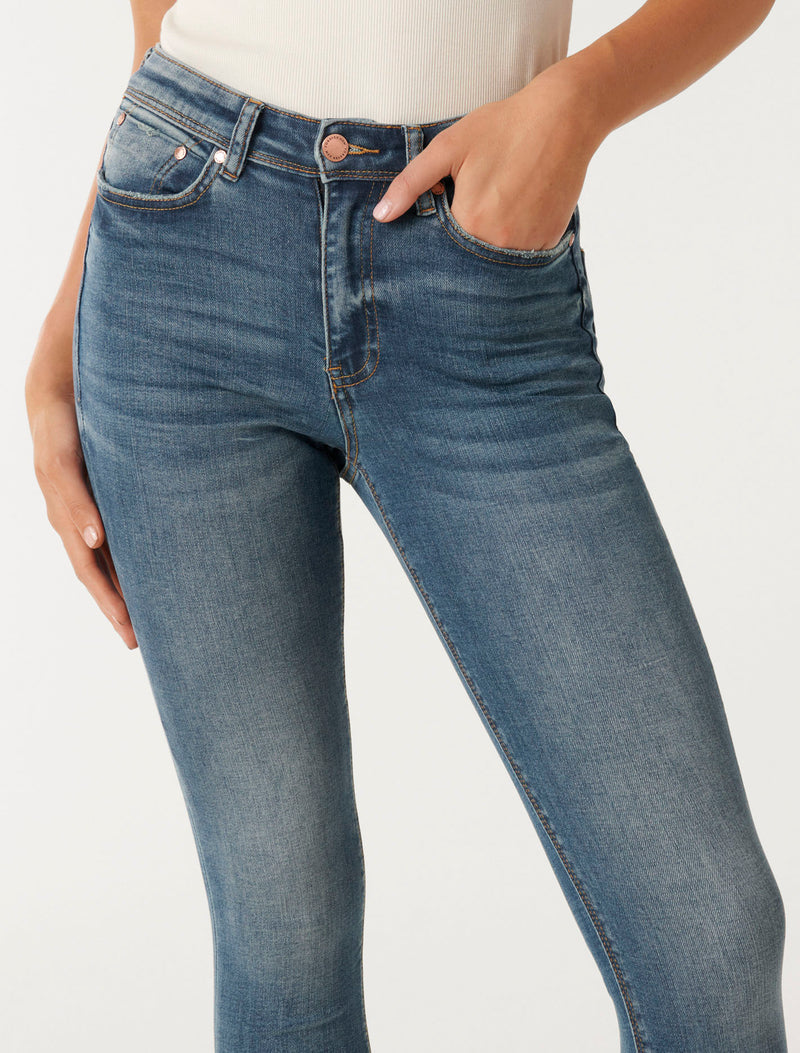 Nala Mid-Rise Skinny Jeans Forever New