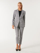 Cammie Check Blazer Forever New