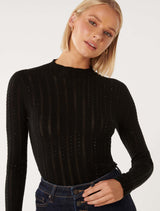 Natalie Embellished Knit Top Forever New