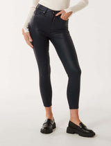 Bella Cropped High-Rise Skinny Jeans Forever New