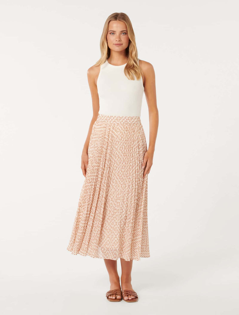 Aurora Pleated Skirt Forever New