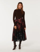 Aurora Pleated Skirt Forever New