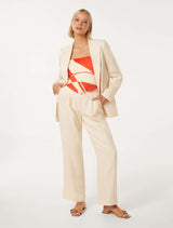 Lacey Linen Blazer Forever New