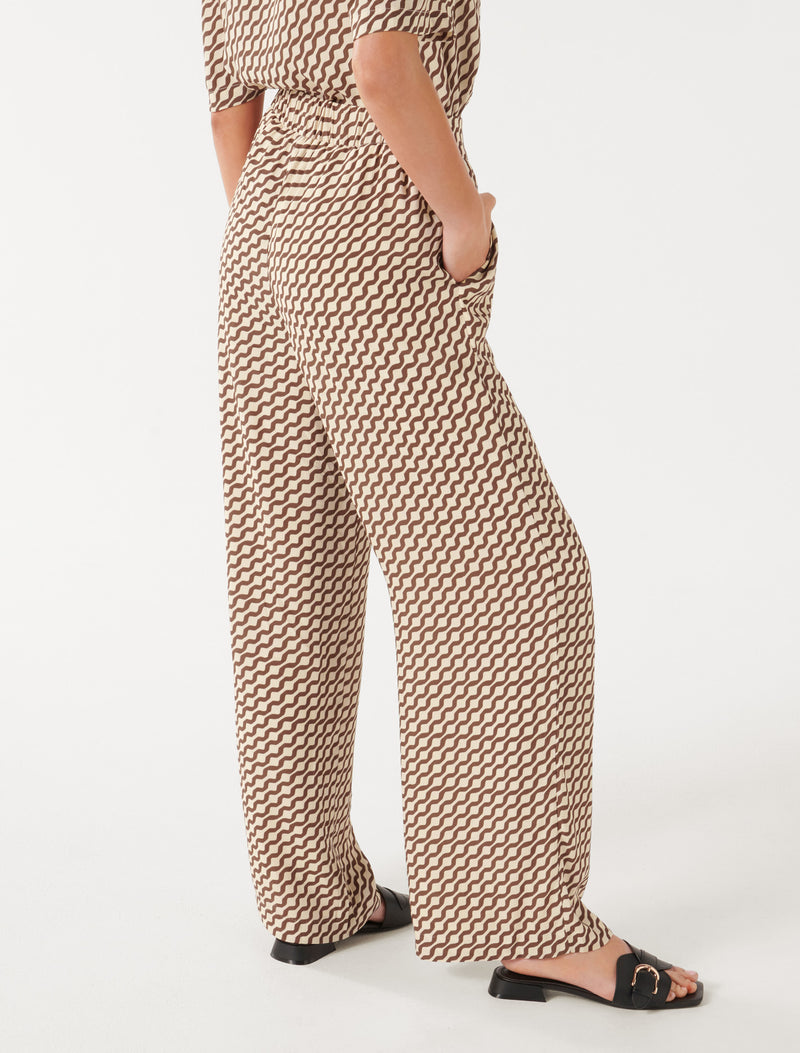 Flora Floaty Pull On Pants Forever New