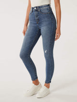 Mila High-Rise Skinny Jeans Forever New