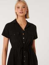 Avana Skater Shirt Dress Forever New