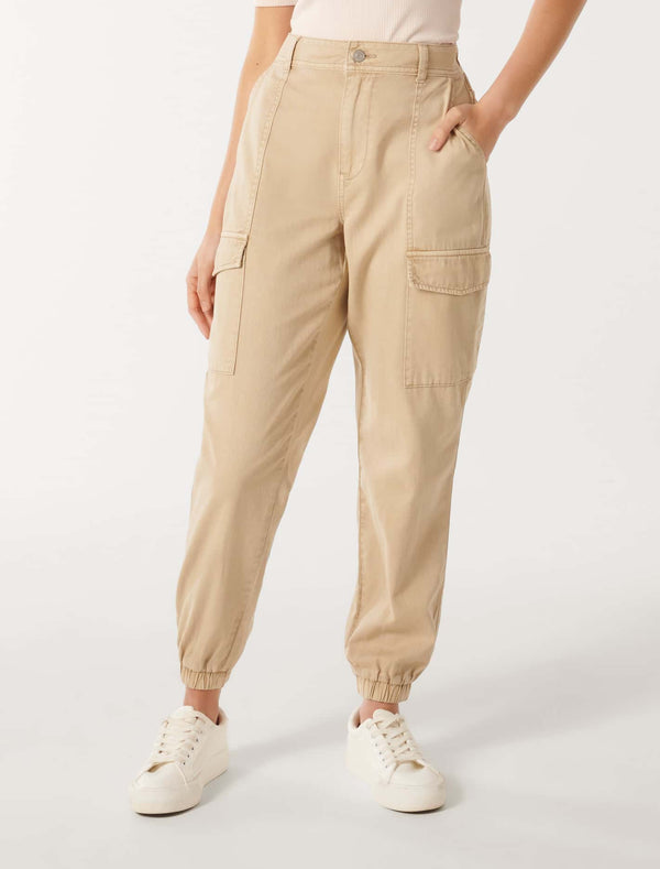 Darcy Cuffed Cargo Pant Jeans Forever New